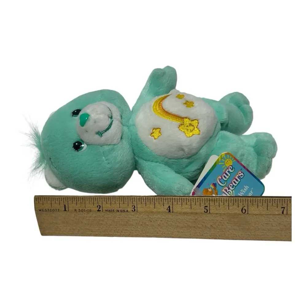 Care Bears Wish a Lot Bear Plush Blue Shooting Stars Stuffed Animal brand new
